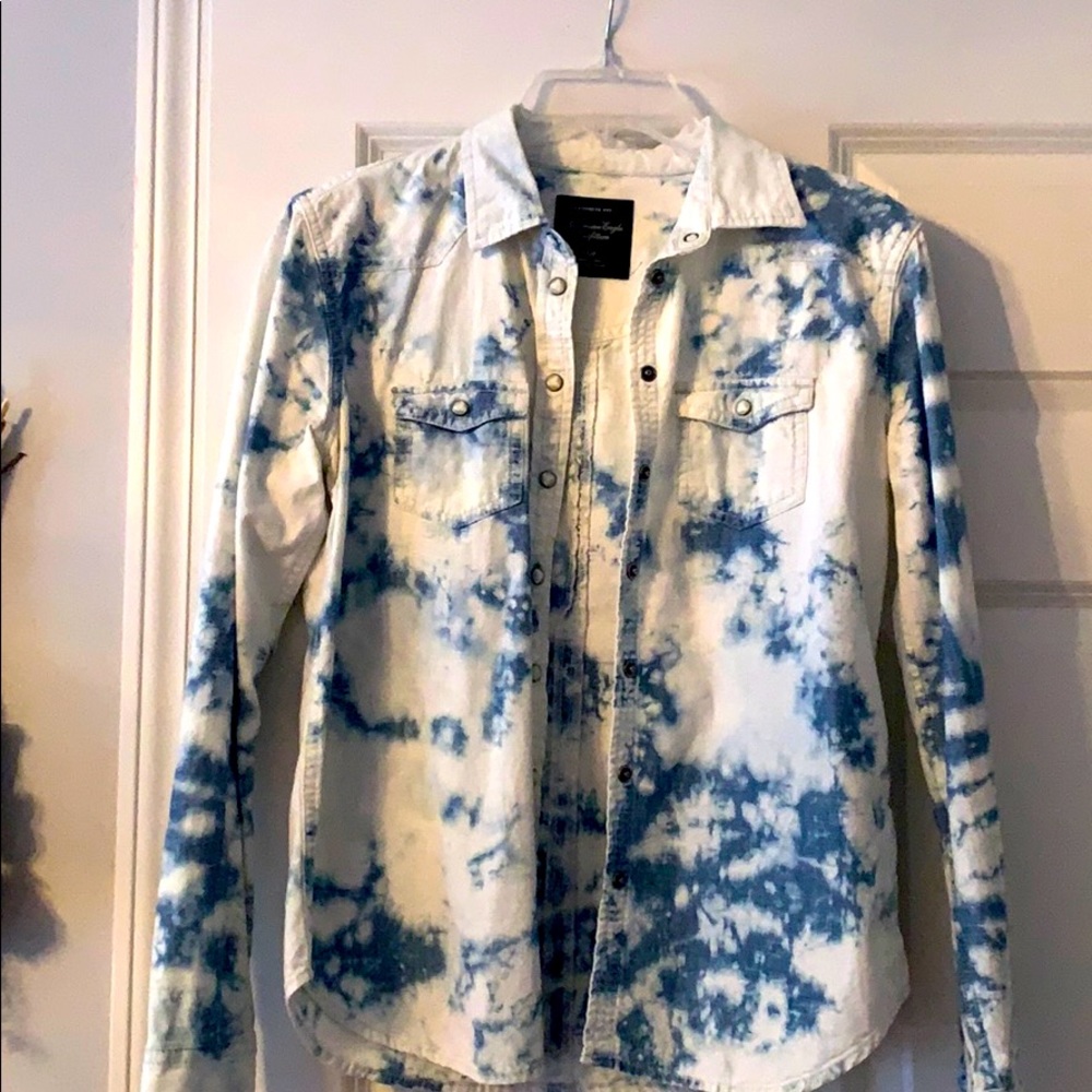 Bleached Denim Shirt